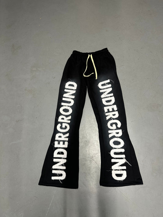 Underground Flare Pants ( Black )